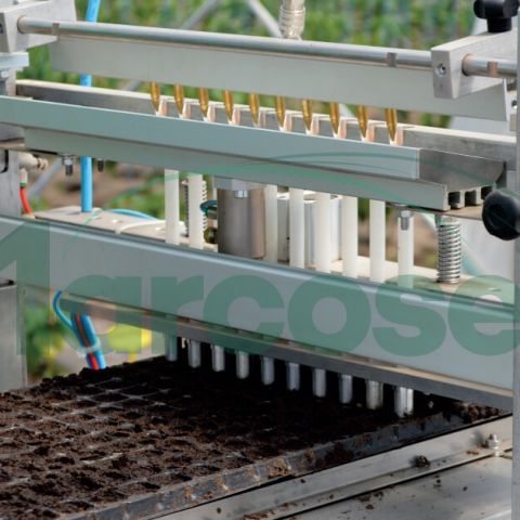 Masina de semanat semiautomata pentru seminte de legume si flori