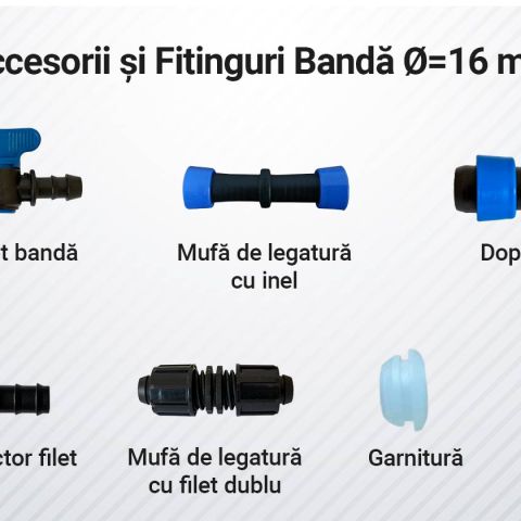 ACCESORII SI FITINGURI BANDA IRIGARE