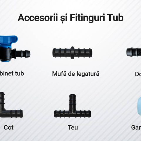 ACCESORII SI FITINGURI TUB IRIGARE